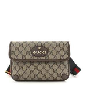 Gucci Gg Supreme Neo Vintage Web Belt #230967G93B